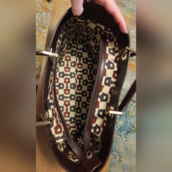 Gucci Guccissima Punch Tote Burgundy Calf Leather - Picture 5 of 10